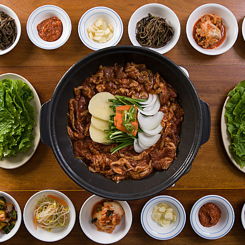 Черная свинина Чеджу